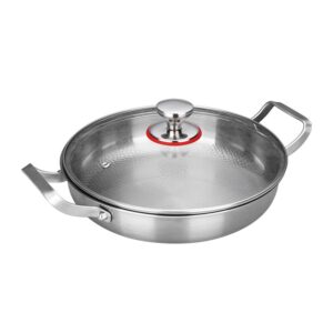 Non-stick Titanium Frying Pan For Cooking Steak And Fish At Home