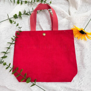 Rough-yarn Minimalist-style Tote With Double-sided Prints A Versatile High-capacity Womens Canvas Bag