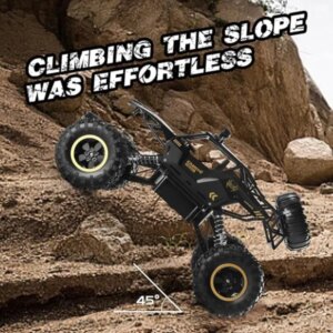 2026 3 Batteries 1-12 Rock Crawler Rechargeable Off Road Truck 4WD , Metal Shell LED Headlights RC Remote Control Off Road Car Truck,Logistics Is Randomly Sent By UPS&USPS&UNI&GOFO