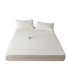 Quilted Waterproof Fitted Sheet For Single Beds Home Use Double Mattress Cover