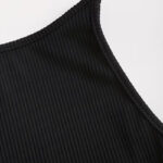 Stylish And Elegant Sleeveless Womens Pleated A-line Dress With A Gradient Hem