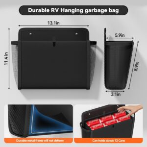 Wall-Mounted Fabric Storage Organizer For RV Door Perfect For Tidying Up Small Items In Your RV