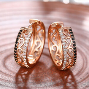 Womens Metal Cutout Stud Earrings