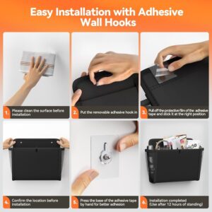 Wall-Mounted Fabric Storage Organizer For RV Door Perfect For Tidying Up Small Items In Your RV