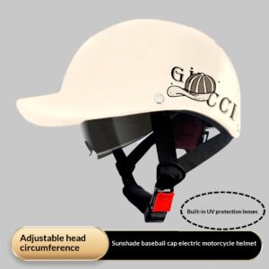 Unisex Half-face Sun-protection Electric Scooter Helmet