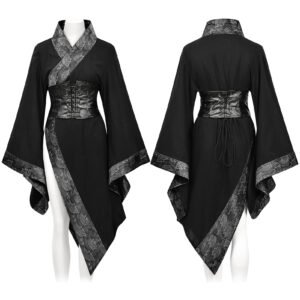 Womens European And American Dark Gothic Retro Modified Short Dress
