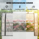 Garden Bed With Mini Greenhouse