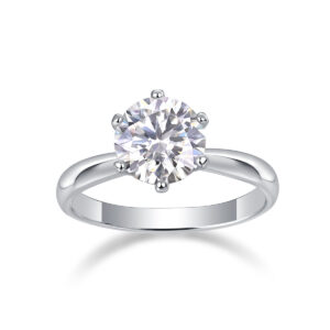 D-Color Moissanite 1-Carat Classic Couple Rings Unisex Design For Both Men And Women