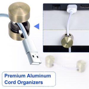 Metal Aluminum Wire Clamp Power Cord Holder Tool Accessory