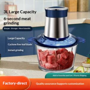 Stainless Steel Multi-functional Electric Meat Grinder For Home Use