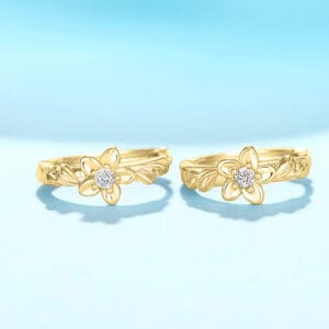 Delicate Floral Earrings For Women