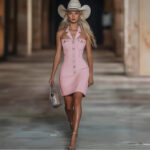 Womens Stylish Off-shoulder Denim Dress