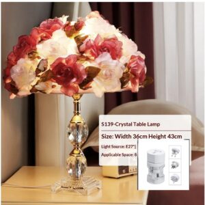 Romantic Crystal Rose Lantern Instagrammable Nordic Light-Luxury Modern Minimalist Style
