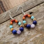 Retro-style Fashionable And Creative Womens White K Earrings