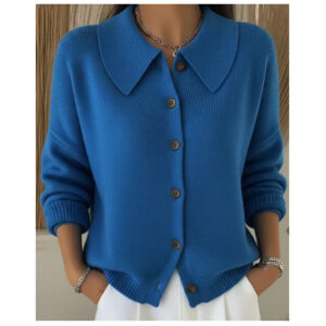 Womens Knitted Cardigan With Buttons