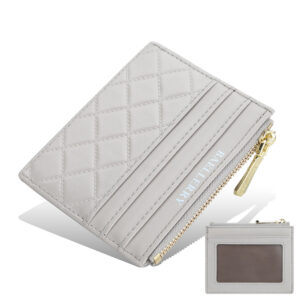 Womens Drivers License Card Holder Slim Zippered ID Case