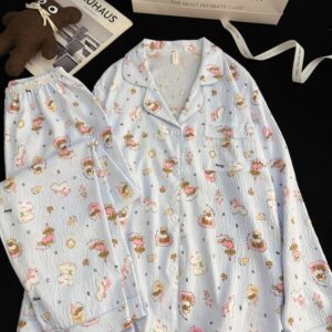 Cute Puppy Cartoon Loungewear Set
