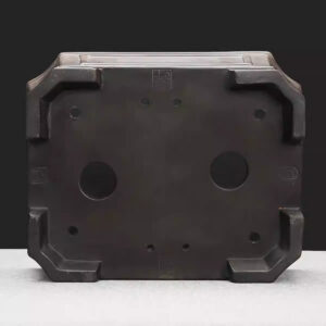 High-temperature Kiln-transformed Rectangular Purple Clay Bonsai Pot With Chamfered Corners