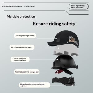 Unisex Half-face Sun-protection Electric Scooter Helmet