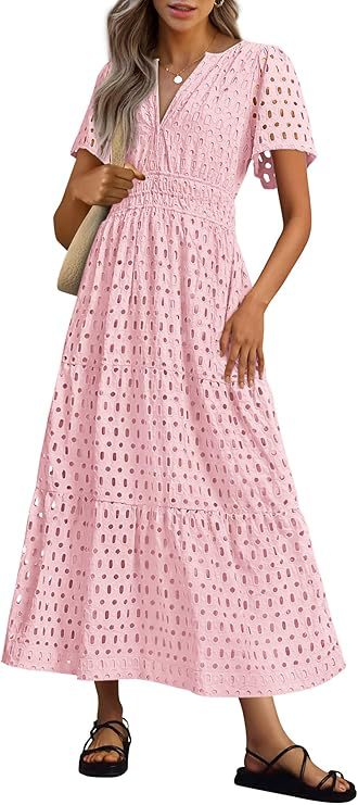 Women's Long Flowing Beach Vacation Dress - Image 11