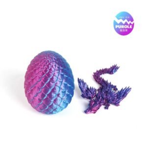3D-printed Luminous Crystal Pterosaur Toy Ornament