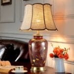 Table Lamp Bedroom Study Bedside Hotel Desk Reading Lamp Simple Villa Painted Creative Lamp