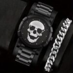 Mens Business Gift Necklace And Watch Set