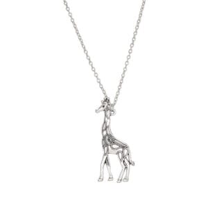 European And American-style Personalized Giraffe Pendant Alloy Necklace
