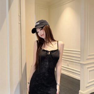 Slim Fit Waist Cinching Hip Hugging Dress