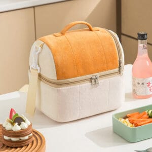Insulated Bag A Portable Single-shoulder Tote For Storing Lunch Boxes