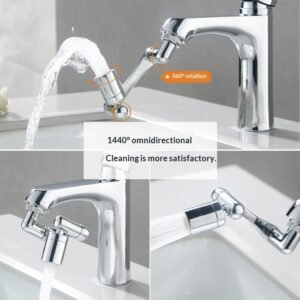 Swivel Aerator With Rotating Mechanical Arm For Faucets