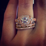Three-piece Zircon Ring For European And American Women