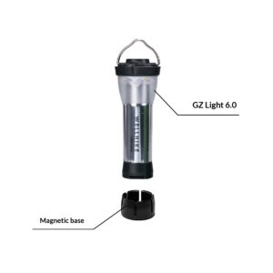 Outdoor Camping Flashlight With An Incandescent Bulb