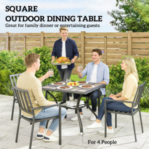Square Outdoor Dining Table
