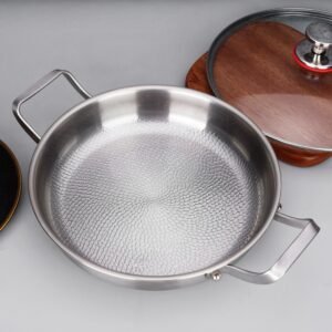 Non-stick Titanium Frying Pan For Cooking Steak And Fish At Home