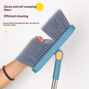 Broom And Dustpan Set, Household Soft-Bristled Sweeping Combo