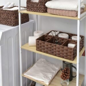 Desktop Bathroom Tissue And Towel Storage Basket Bedroom Cosmetic Organizer