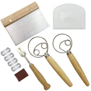 Simple Kitchen Baking Tool Stainless Steel Flour Mixer