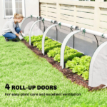 Garden Bed With Mini Greenhouse