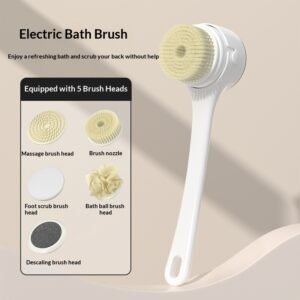 New Long-handled Electric Scrub Brush For Bathing