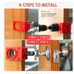 Door Lock Jig & Door Handle Jig Professional Door Lock Installation Kit For Internal Doors Compatible With Bathroom Door Lock, Lock For Bedroom Door & Smart Door Lock