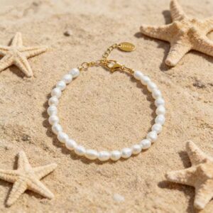 Retro Full-strand Small Pearl Bracelet And Necklace