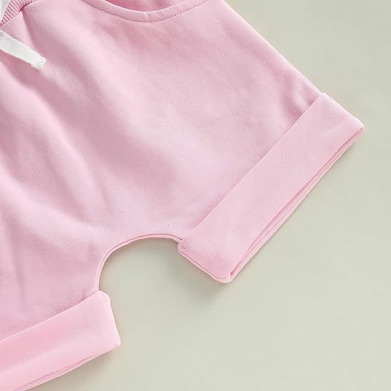 Alphabet In My One Year Old Era Short-Sleeve Top And Shorts Two-Piece Set