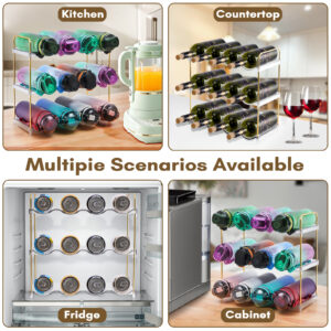 In-stock Shelving Unit Multi-functional Storage Rack For Beverage Bottles