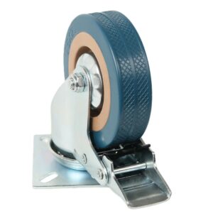 4Pcs Heavy Duty 360KG 75mm Rubber Swivel Castor Wheels Furniture Trolley Caster