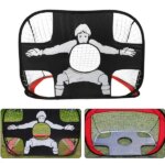 Pop-Up Foldable Football Goal – Nylon Mini Net For Adults & Youth, Outdoor Sports-Perfect Christmas Gift