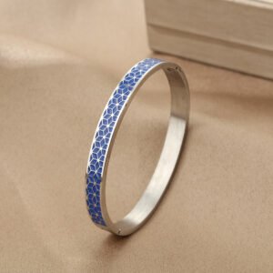 18K Vacuum-Plated Vintage Personalized Oil-Drip Titanium Steel Bracelet For Women