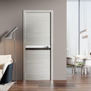 CRAZY ELF 36x 80 Melamine Integrated Door Slab, No Assembly Required, Covered With 2mm Thick Melamine Protective Layer, Environmental-Friendly, Waterproof, Moisture-proof, Deformation Resistant