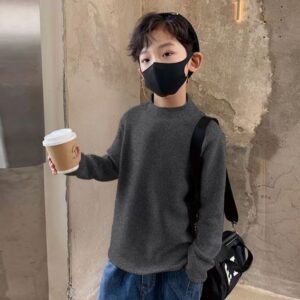 Children's Coral Fleece Base Layer Shirt New Autumnwinter Style
