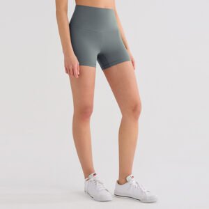 Outerwear-style High-waisted Butt-lifting Fitness Cycling Shorts
